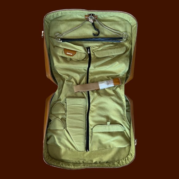 SAMSONITE BLACK LABEL BAYAMO LEATHER SUITER GARMENT BAG - Picture 7 of 10